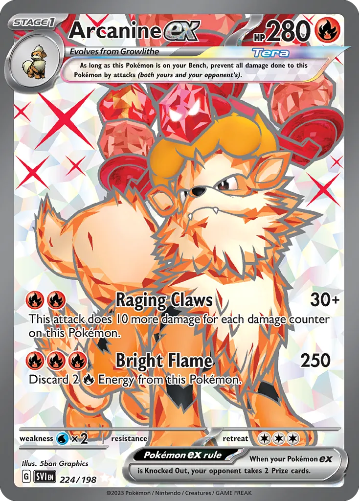 Arcanine ex (SVI 224)
