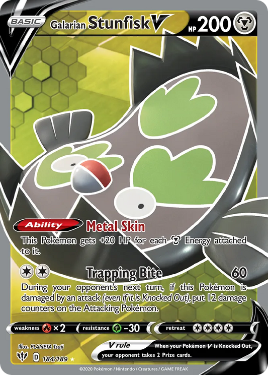 Galarian Stunfisk V (DAA 184)